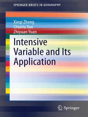 cover image of Intensive Variable and Its Application